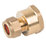 Midbrass  Brass Compression Adapting Female Iron Coupler 1/2" x 10mm