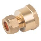 Midbrass  Brass Compression Adapting Female Iron Coupler 1/2" x 10mm