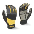 DEWALT Performance Full Finger Gloves Black / Yellow / Grey Large