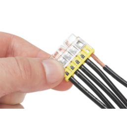 Wago 2773-405 32A 5-Way Push-Wire Connectors 60 Pack