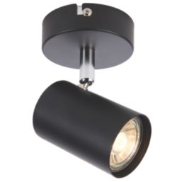 Saxby Toro Round 1-Light Spotlight Black