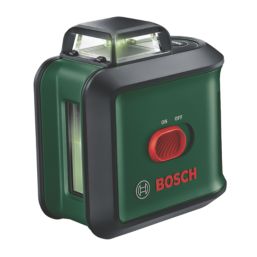 Bosch UniversalLevel 360 Premium (TT150 + MM3) 0603663E07 Green Self-Levelling Cross-Line Laser with Tripod & Clamp