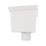 FloPlast  Universal Hopper 65-68mm White