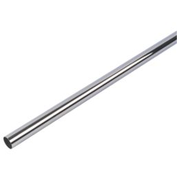 Smith & Locke Round Wardrobe Rail Polished Chrome 1829mm x 25mm