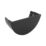 FloPlast  Half Round Internal Stop End Black 112mm