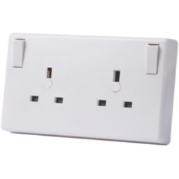 LAP  13A 1G to 2G Switched Converter Socket White