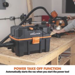 Evolution R15VAC 1000W 15Ltr L Class Wet & Dry Vacuum 220-240V