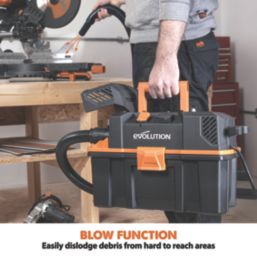 Evolution R15VAC 1000W 15Ltr L Class Wet & Dry Vacuum 220-240V