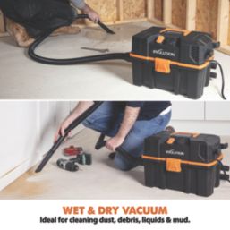 Evolution R15VAC 1000W 15Ltr L Class Wet & Dry Vacuum 220-240V