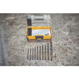 DEWALT Black & Gold Hex Shank Multi-Material Drill Bit Set 10 Pieces
