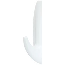 Command White Self-Adhesive Medium Designer Hook 6 Pack
