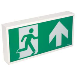 Robus  Maintained or Non-Maintained Emergency LED Exit Box with Up Arrow 4W 30lm
