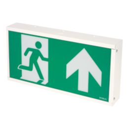 Robus  Maintained or Non-Maintained Emergency LED Exit Box with Up Arrow 4W 30lm