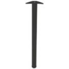 Rothley Worktop Leg Matt Black 870-895mm