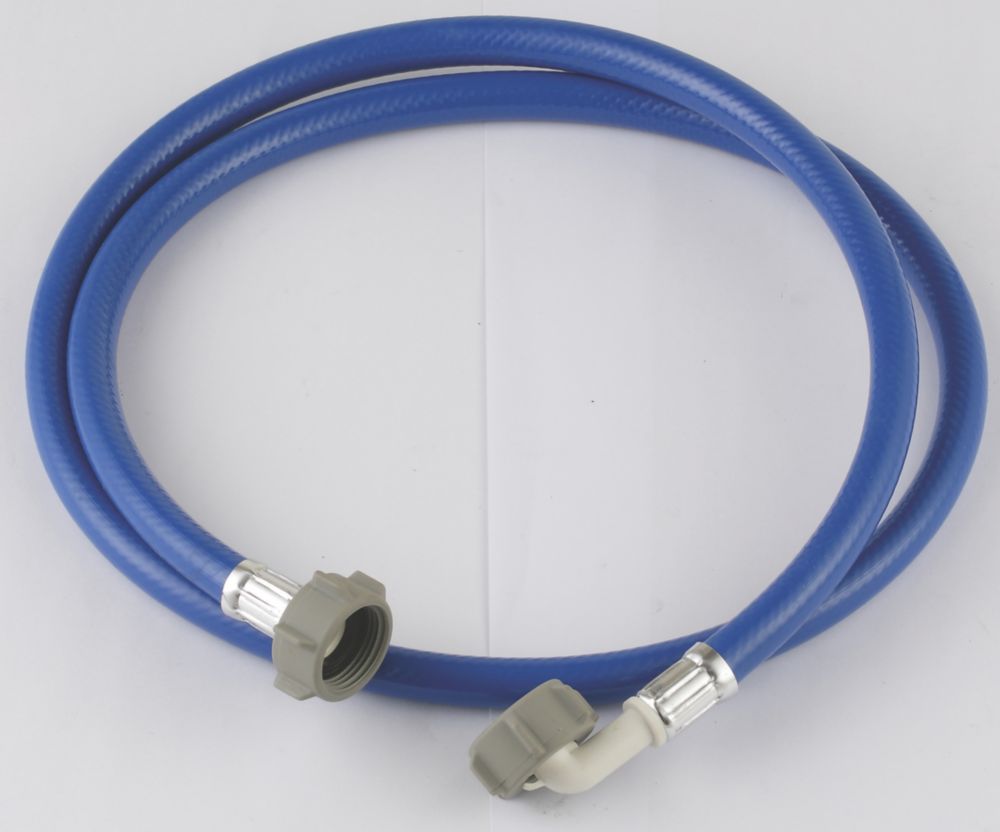 Flomasta Washing Machine Inlet Hose Blue 2.5m x 3/4" Screwfix