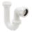 FloPlast Tubular Swivel P Trap White 40mm