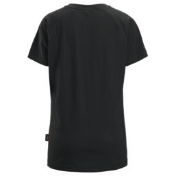 Snickers 2597 Short Sleeve Womens T-Shirt Black Size 8-10