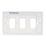 Hager Sollysta WMGP4 4-Module Grid Faceplate White