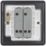 British General  20A 16AX 2-Gang 2-Way Metal Clad Light Switch