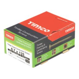 Timco  TX Wafer  Timber Frame Construction & Landscaping Screws 6.7mm x 125mm 50 Pack