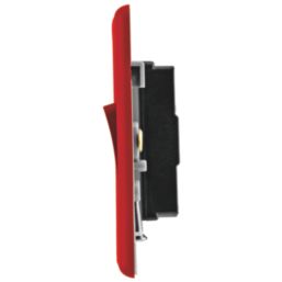 Arlec  10A 2-Gang 2-Way Light Switch  Red