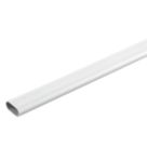 Deta TTE Oval uPVC White Conduit 20mm x 2m
