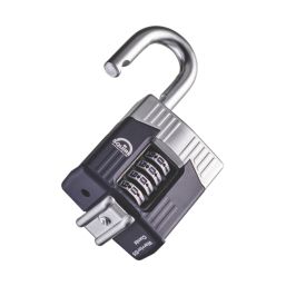 Squire Warrior Weatherproof  Combination  Padlock Blue/Chrome 55mm