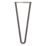 Rothley 2-Pin Hairpin Furniture Leg Gun Metal 350mm