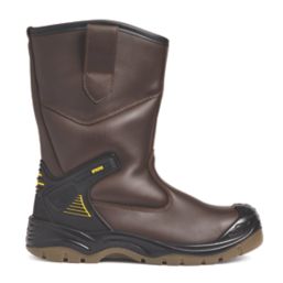 Apache AP305 Size 6  Brown Waterproof Steel Toe Cap Safety Rigger Boots