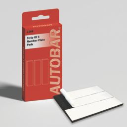 Autobar Double-Sided Adhesive Foam Pads 9.5cm x 2.5cm 3 Pack