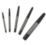 Metal Bolt Extractor Set 5 Pieces