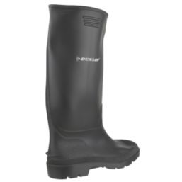 Dunlop Pricemaster 380PP Metal Free  Non Safety Wellies Black Size 11