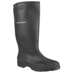 Dunlop Pricemaster 380PP Metal Free  Non Safety Wellies Black Size 11