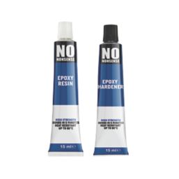 No Nonsense 2-Part Epoxy Adhesive Tubes Opaque 30ml