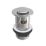 ETAL Slotted Push Button Basin Waste Chrome 60mm