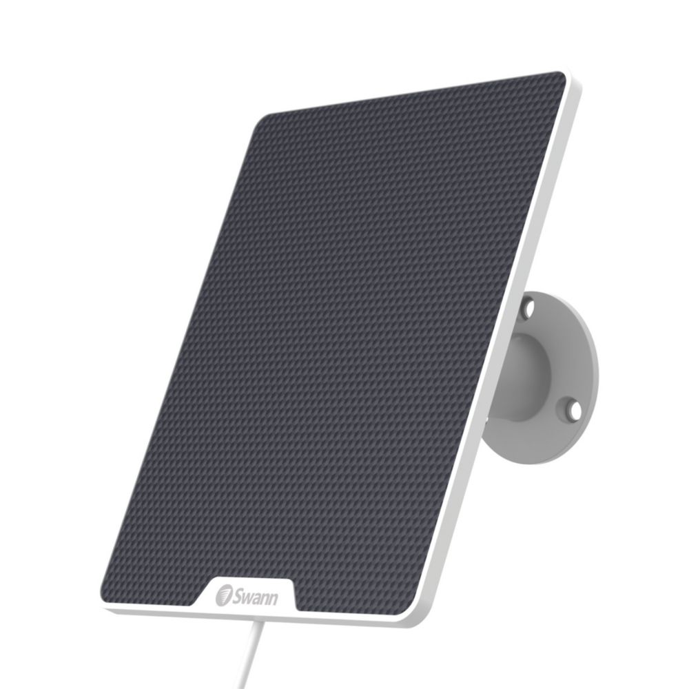 Swann Solar Charging Panel White 4.5W 18V DC - Screwfix