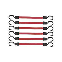 Smith & Locke Bungee Cords 400 x 18mm 6 Pack