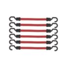 Smith & Locke Flat Bungee Cords 400mm x 18mm 6 Pack