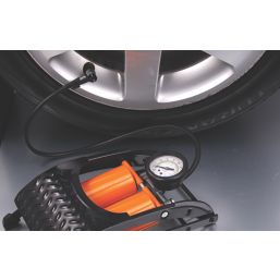 Electric foot shop pump for car