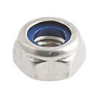 Easyfix A2 Stainless Steel Nylon Lock Nuts M5 100 Pack