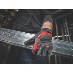 Milwaukee  Demolition Gloves Black/Red Medium