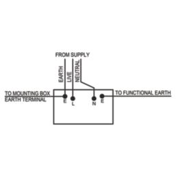 LAP  13A 2-Gang SP Switched Socket Antique Brass  with Black Inserts