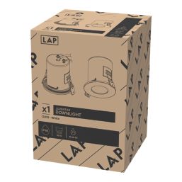 LAP Juventas Fixed  Fire Rated Downlight White