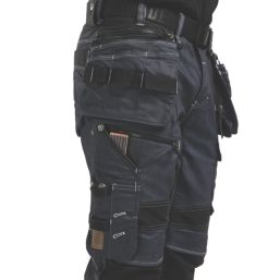 Blaklader  Stretch Denim Trousers Navy/Black 36" W 32" L