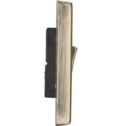 Knightsbridge  10AX 1-Gang Intermediate Switch Antique Brass