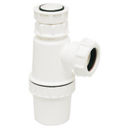 FloPlast  Telescopic Bottle Trap White 40mm