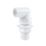 FloPlast Bent Tank Connectors White 21.5mm 5 Pack