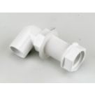 FloPlast Bent Tank Connectors White 21.5mm 5 Pack