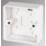 MK Logic Plus 1-Gang Surface Pattress  Back Box 30mm
