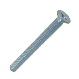 Easyfix Bright Zinc-Plated Countersunk Machine Screws M5 x 50mm 25 Pack